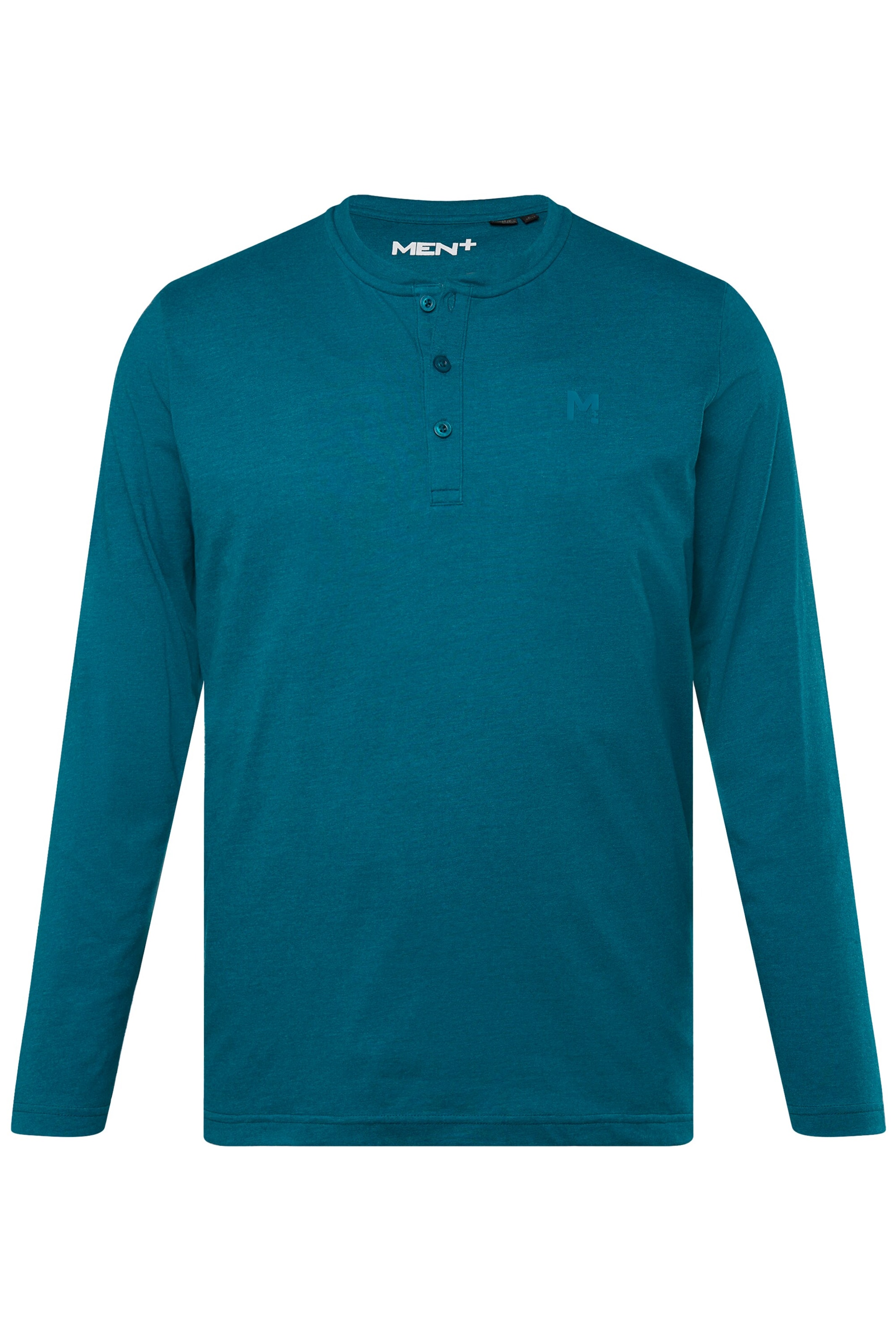 Men Plus Shirt in Blue: front