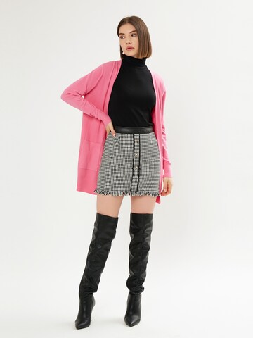 Influencer Knit cardigan in Pink