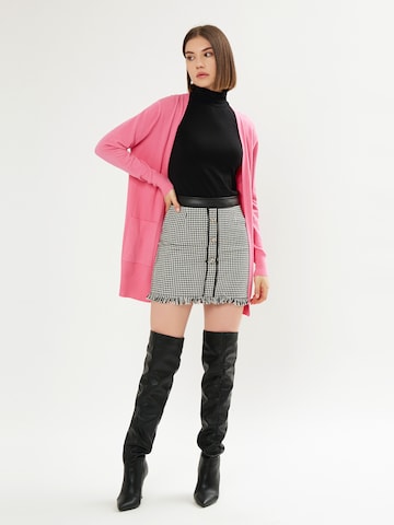 Influencer Strickjacke in Pink