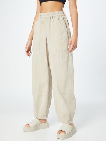 Tapered Pantaloni cu buzunare 'BAGGY' de la BDG Urban Outfitters pe gri: față