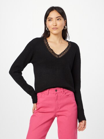 VERO MODA Sweater 'ADELE' in Black: front