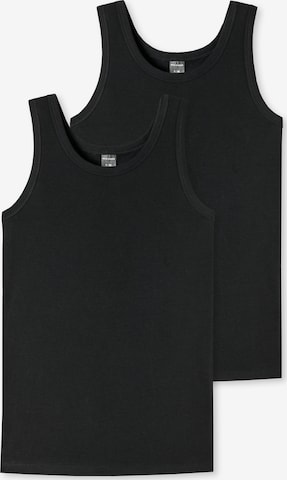 Maillot de corps SCHIESSER en noir : devant