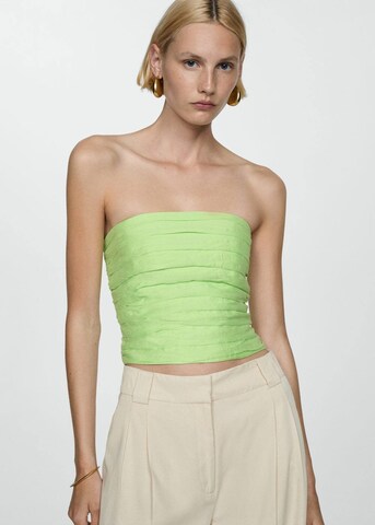 MANGO Top 'Lime' - Žltá: predná strana