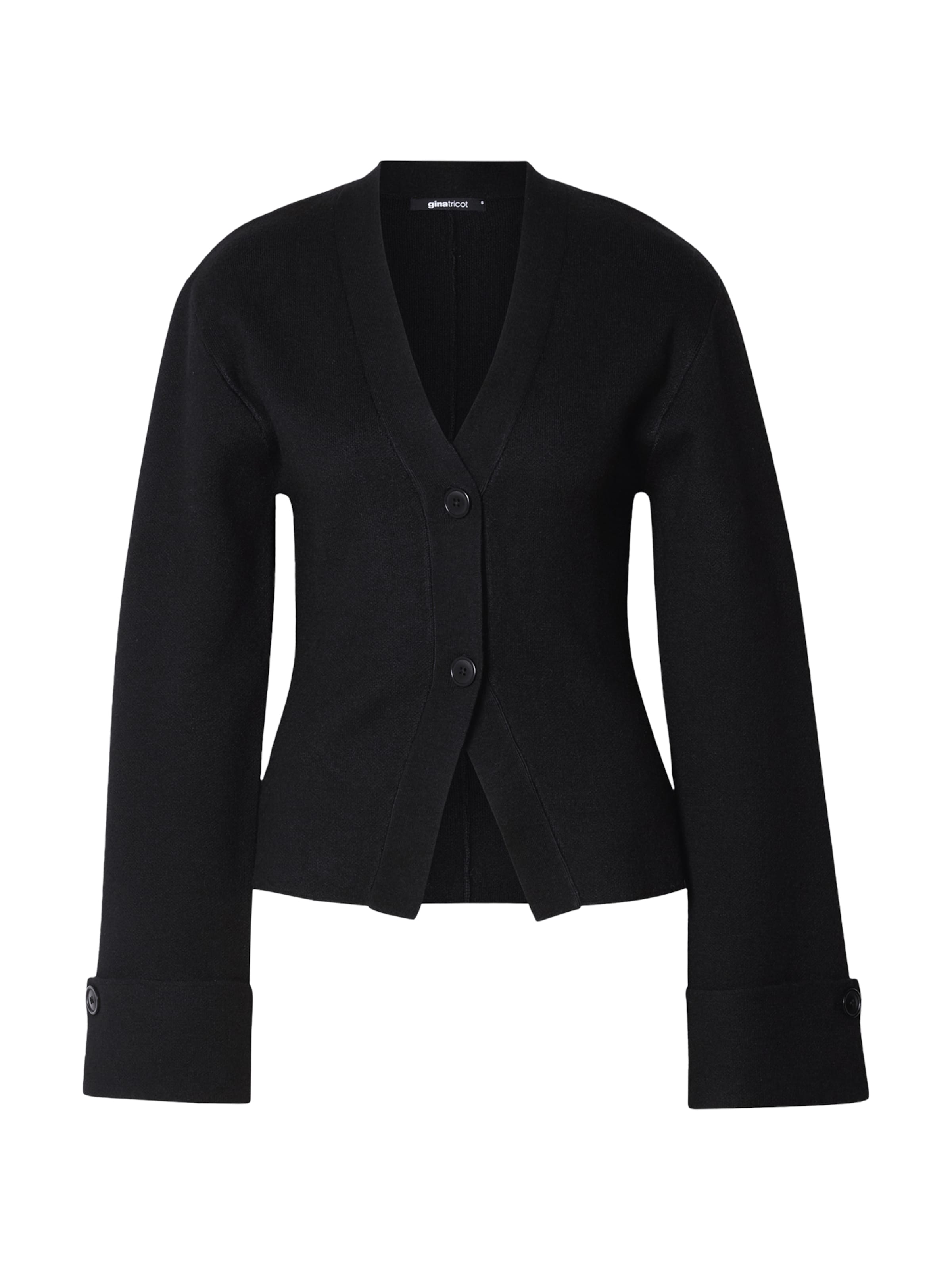 Gina Tricot Kardigán - Čierna: predná strana