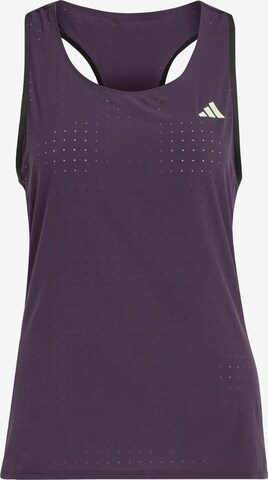 ADIDAS PERFORMANCE Sports Top 'Adizero' in Purple: front