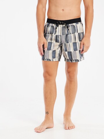 PROTEST Badeshorts 'PRTAllen' in Braun