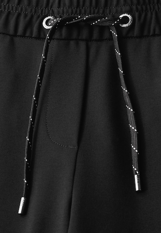 CECIL Slimfit Hose 'Tracey' in Schwarz