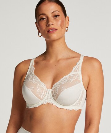 Hunkemöller Бюстгальтер под футболку Бюстгальтер 'Diva' в Белый: спереди