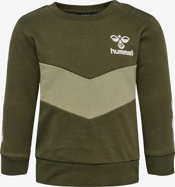 Hummel Sweatshirt 'NEEL' in Groen: voorkant