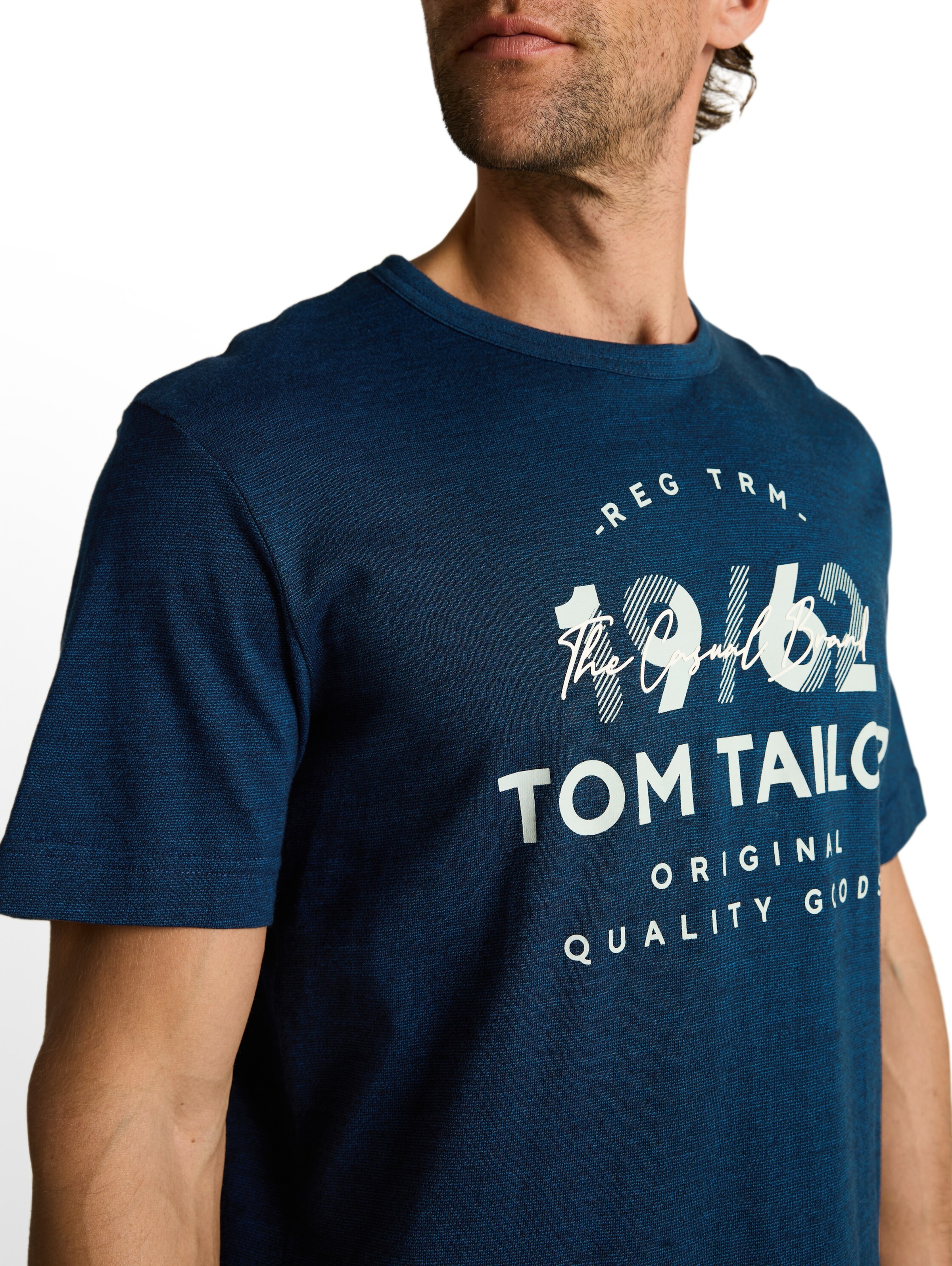 TOM TAILOR Tričko – modrá