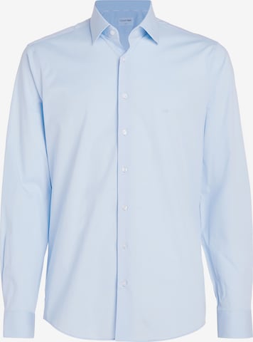 Calvin Klein Regular fit Риза в синьо: отпред