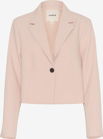 SOAKED IN LUXURY Blazer in Pink: Vorderseite