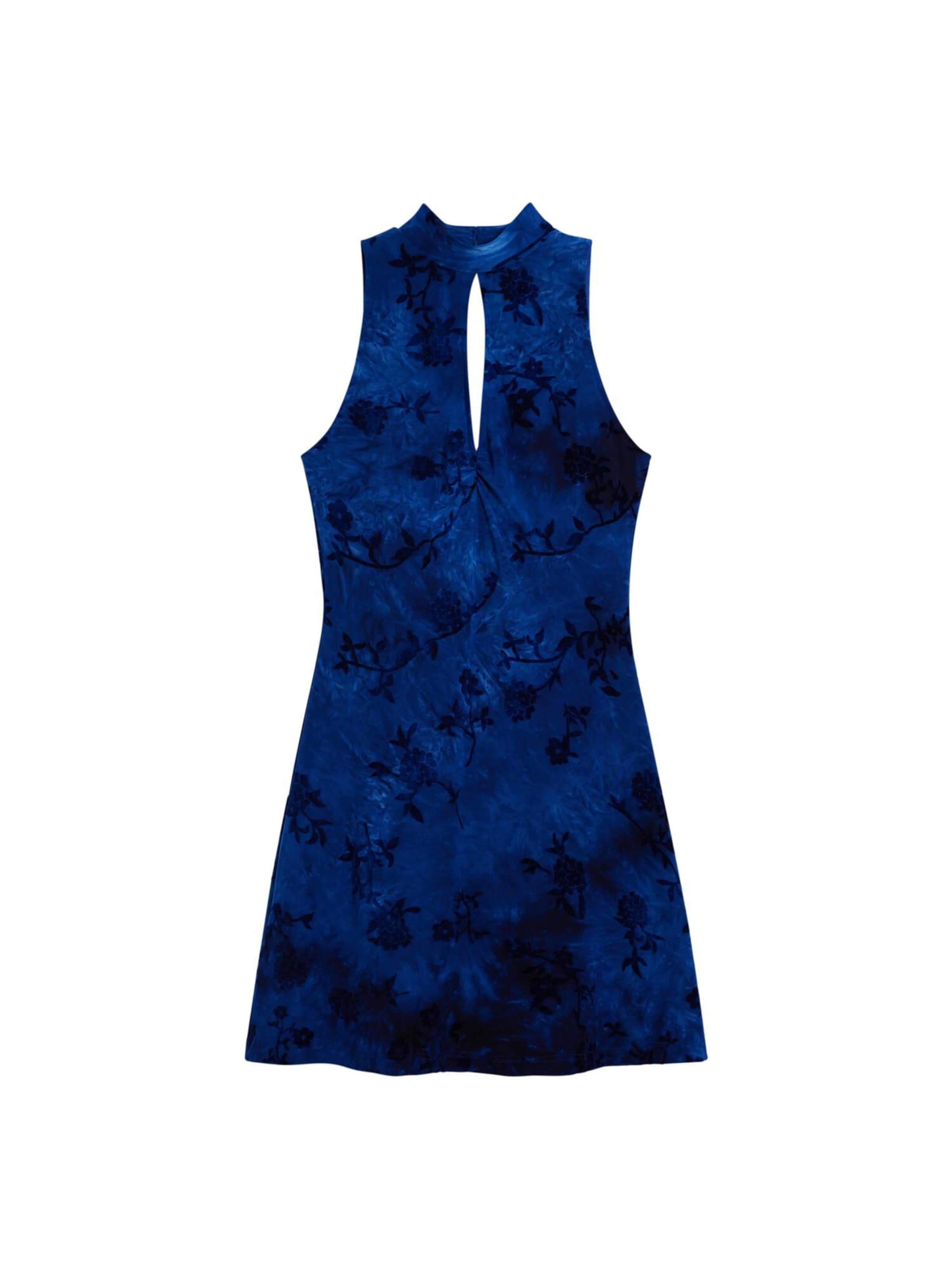 Rochie 'Night Garden' de la Desigual pe albastru: față