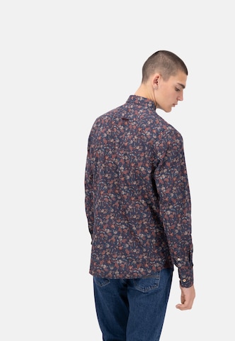 COLOURS & SONS Regular Fit Freizeithemd in Blau: Vorderseite