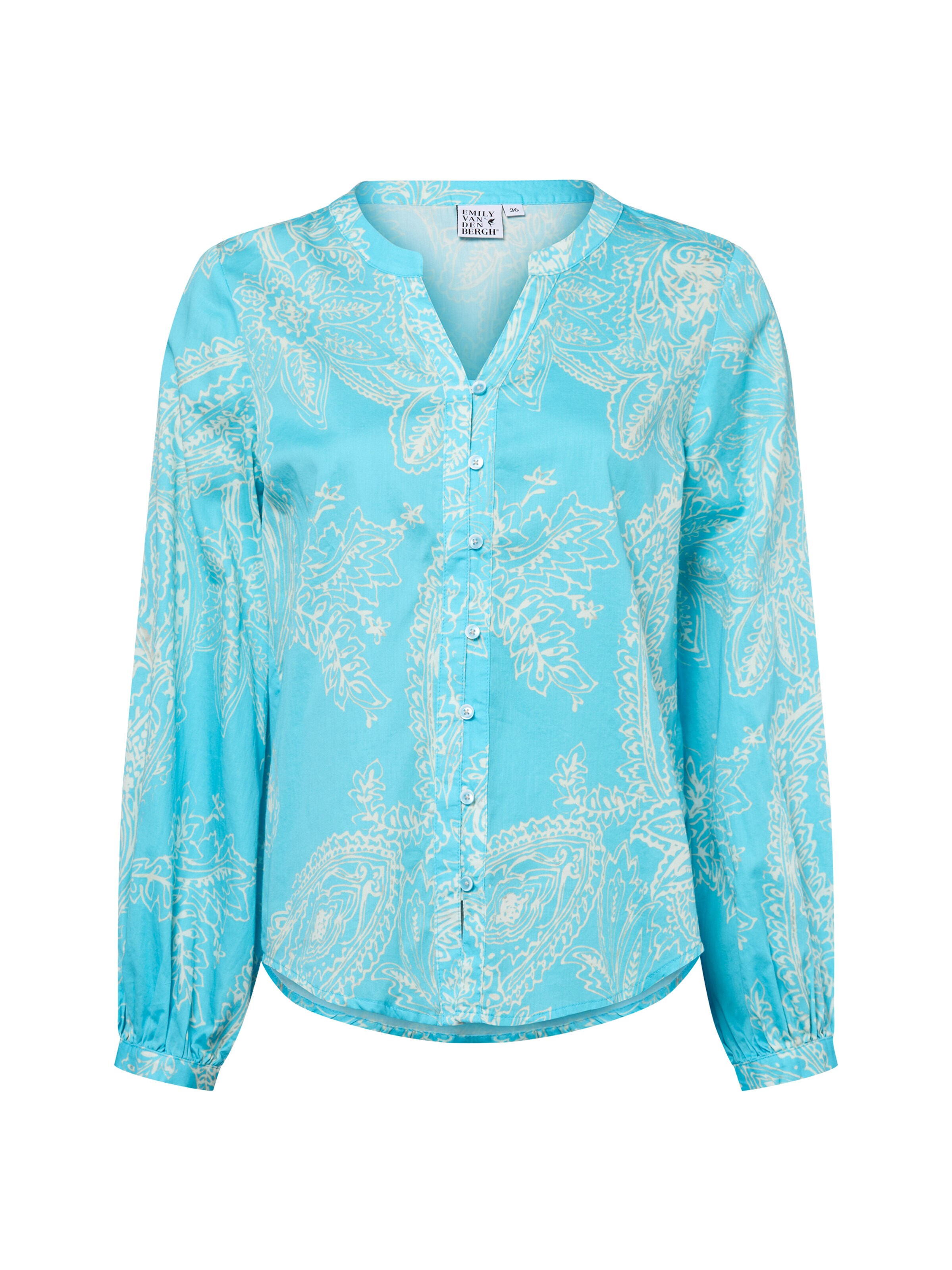 Emily Van Den Bergh Blouse in Blue: front