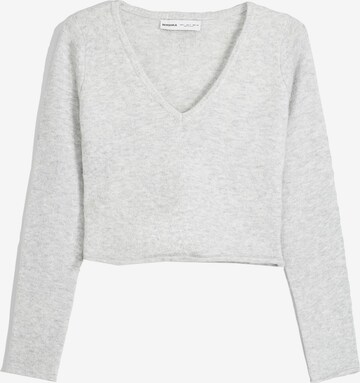 Bershka Sweater in Grey: front