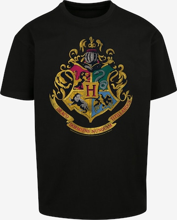 T-Shirt 'Harry Potter Hogwarts' F4NT4STIC en noir : devant