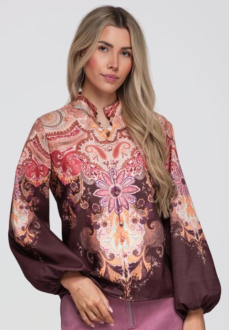 Ombre Blouse 'OW-SH-E0062' in Brown