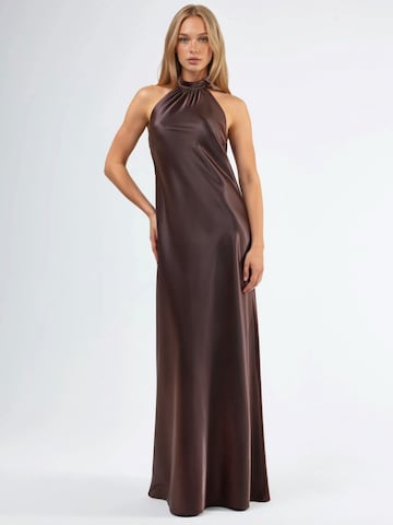 Robe de soirée Hiccup en marron