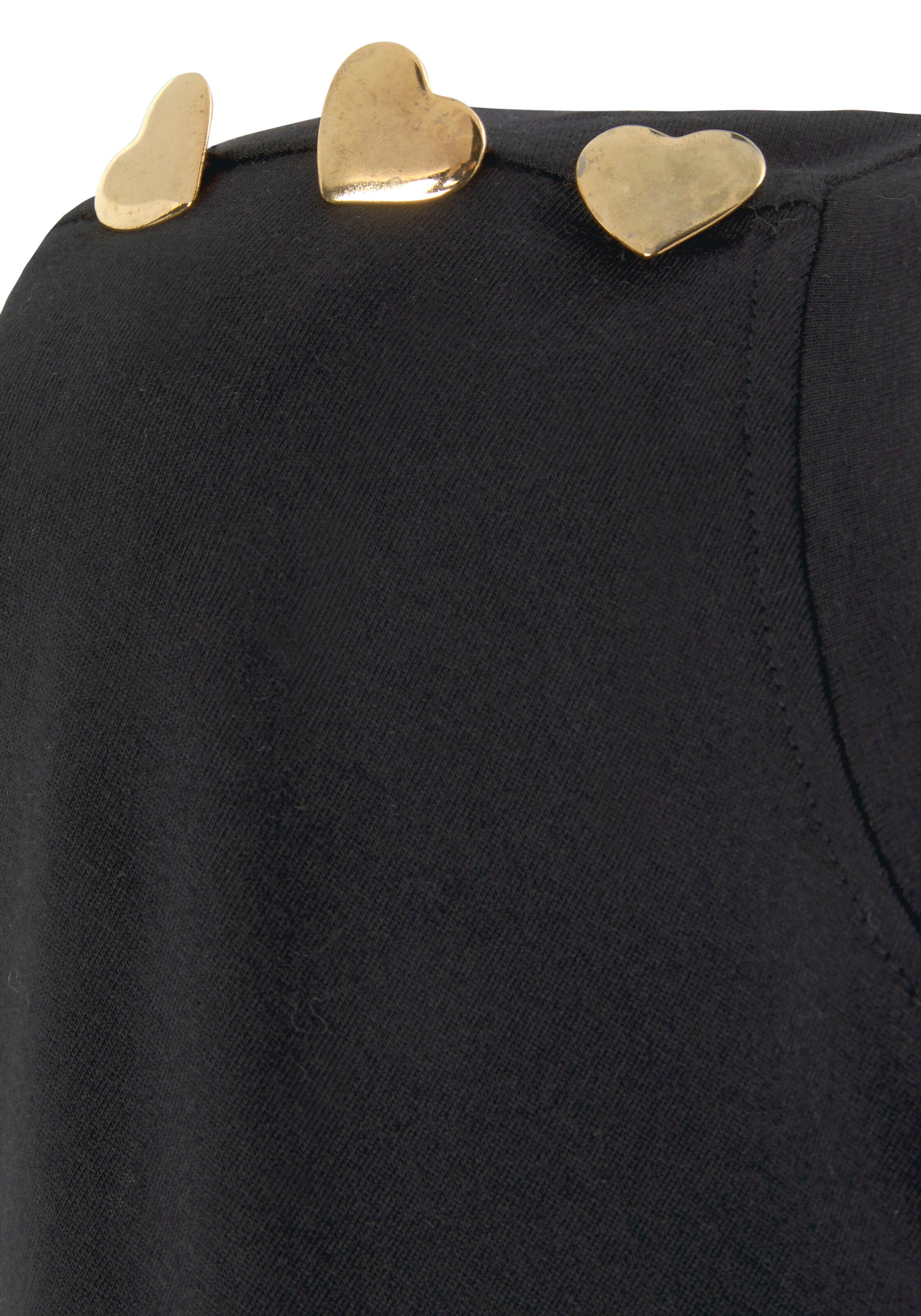 juoda LASCANA Palaidinė be rankovių