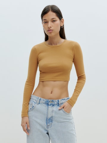 EDITED Shirt 'Oxana' in Brown: front