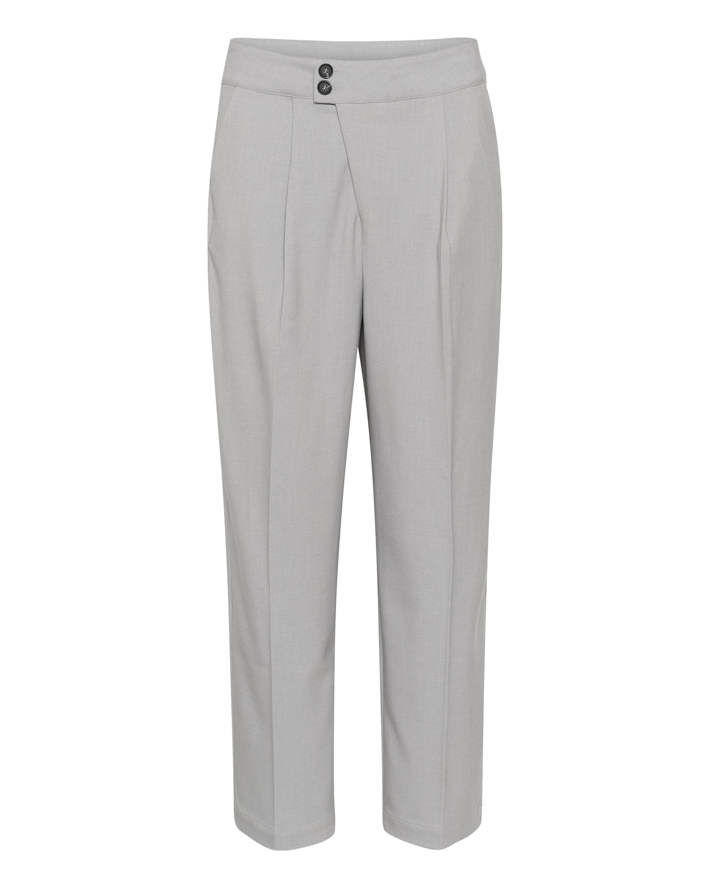 Kaffe Regular Broek 'Merle' in Grijs: voorkant