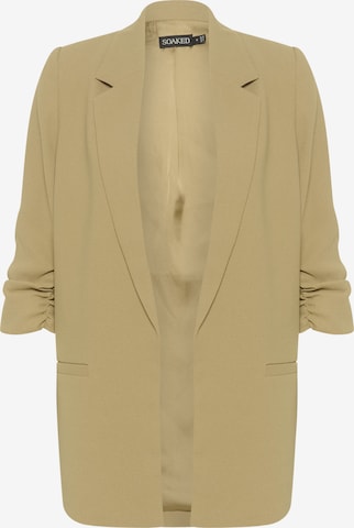 SOAKED IN LUXURY Blazer 'Shirley' in Beige: front