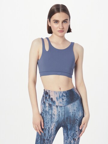 4F Sports Top in Blue: front