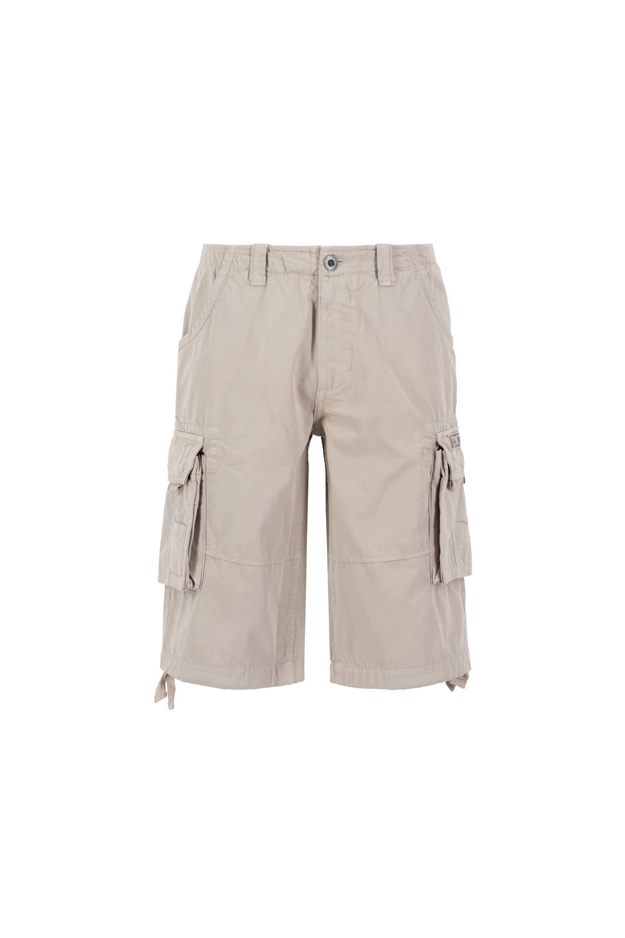 ALPHA INDUSTRIES Trousers in Beige: front