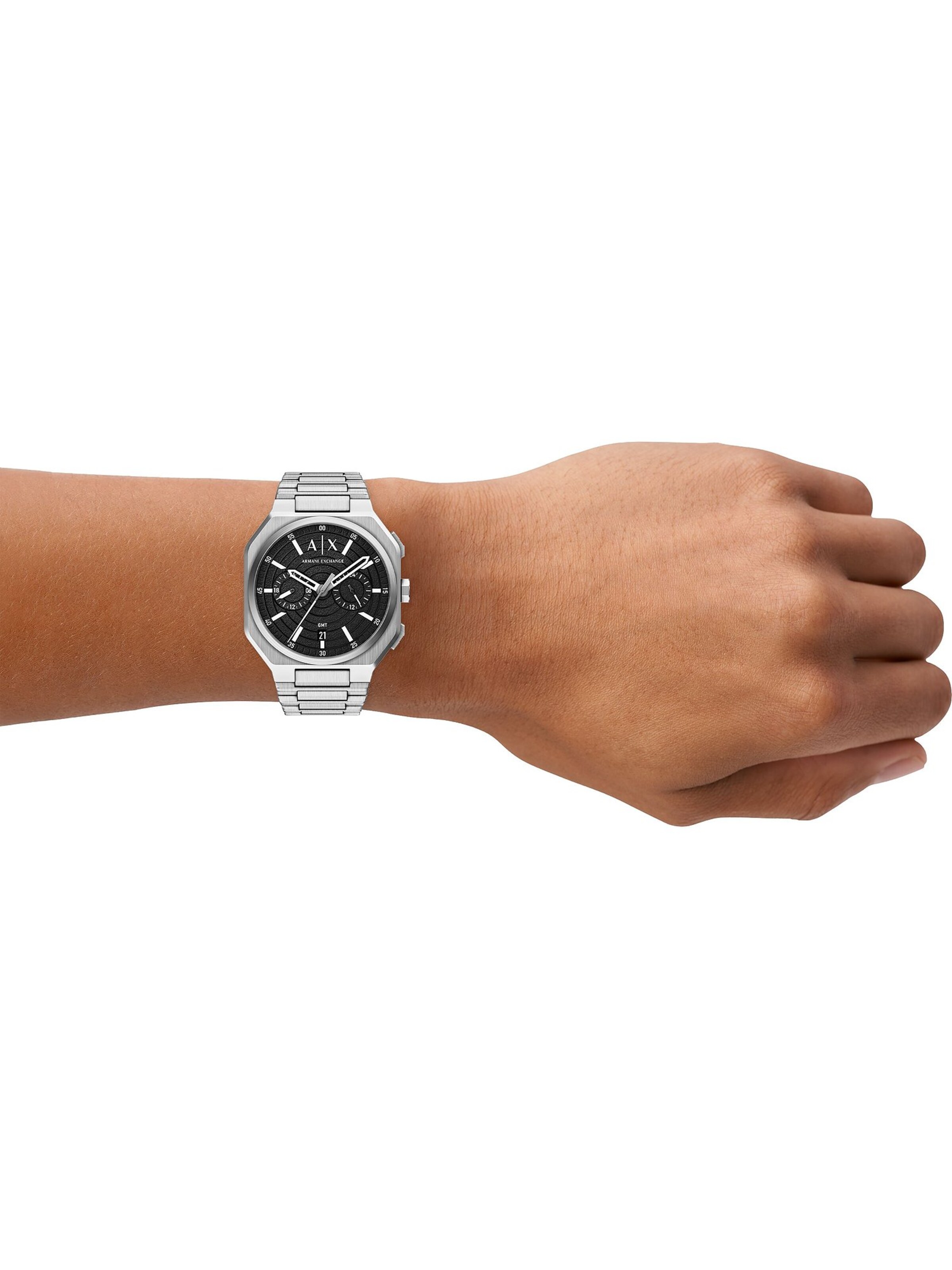 ARMANI EXCHANGE Analog watch in Silver: front