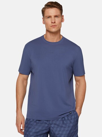 Boggi Milano T-Shirt in Blau: Vorderseite