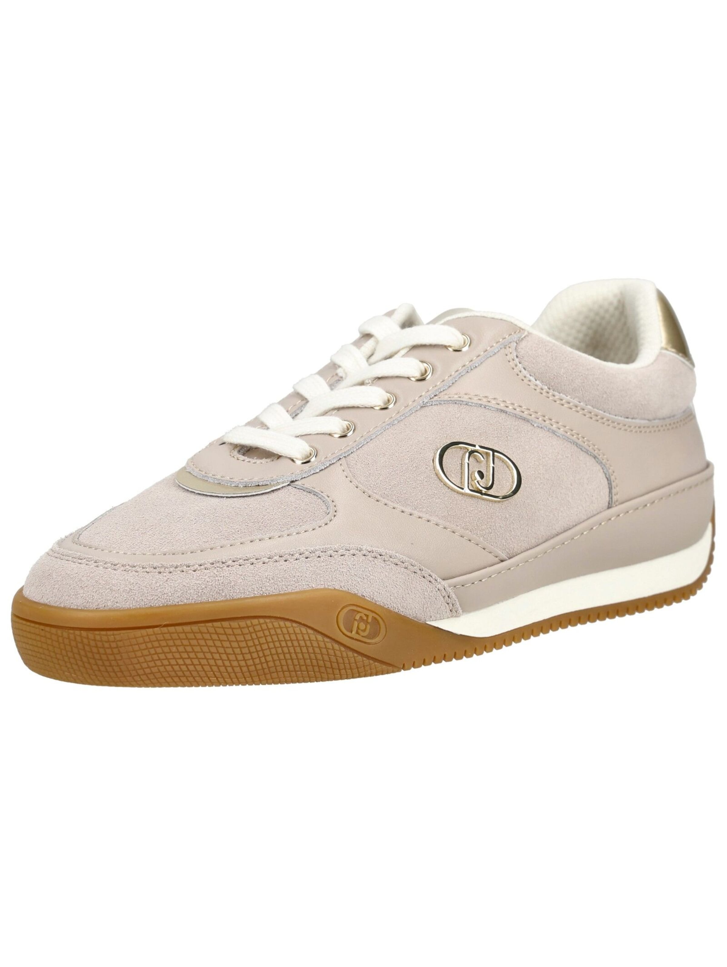 Liu Jo Sneakers laag in Beige: voorkant