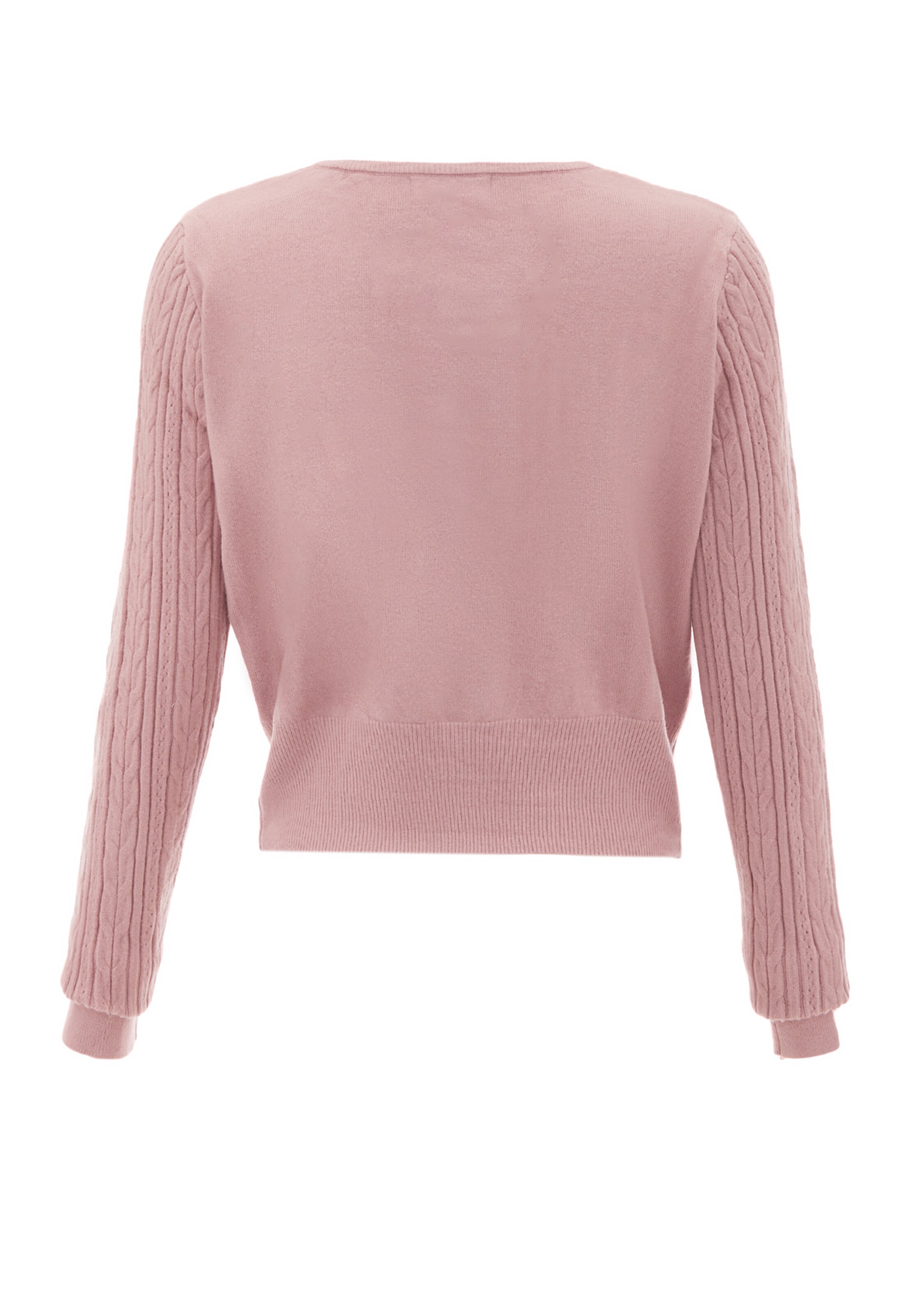 NAEMI Pletena jopa | roza barva