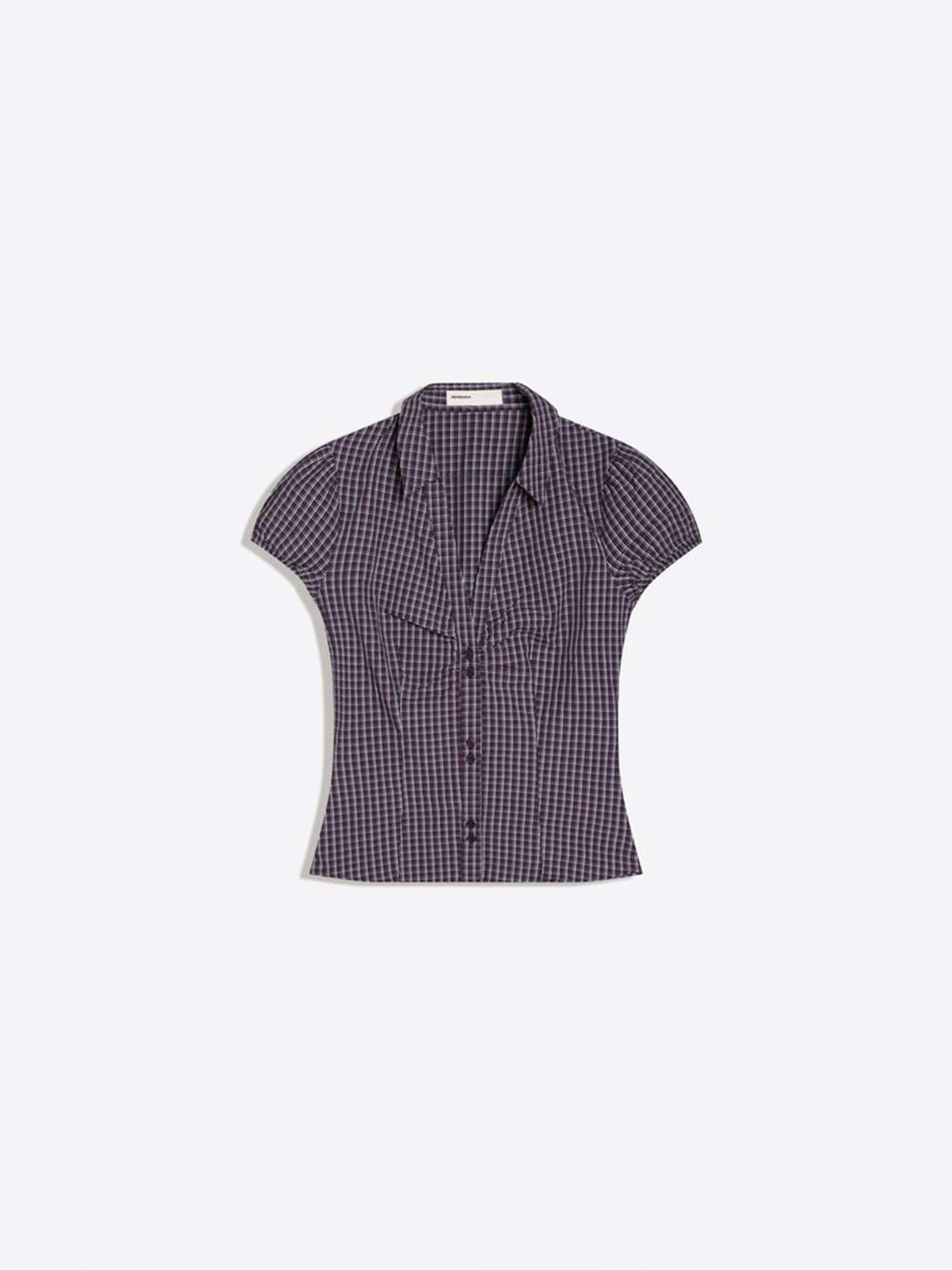 Bershka Блуза в червено: отпред