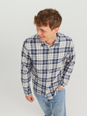 JACK & JONES - Comfort Fit Camisa 'JOSHUA' em azul