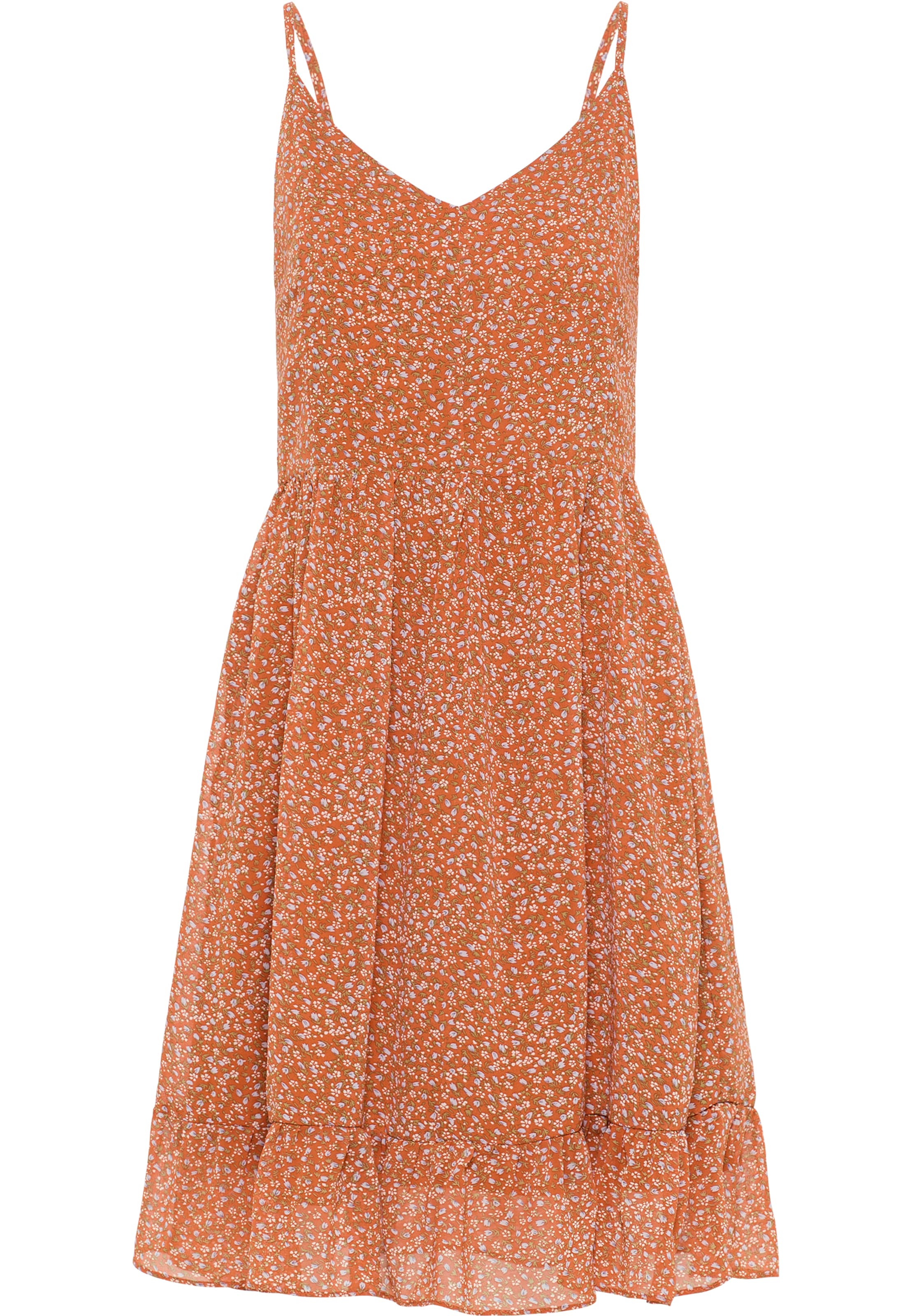 DreiMaster Vintage Letné šaty - Oranžová: predná strana