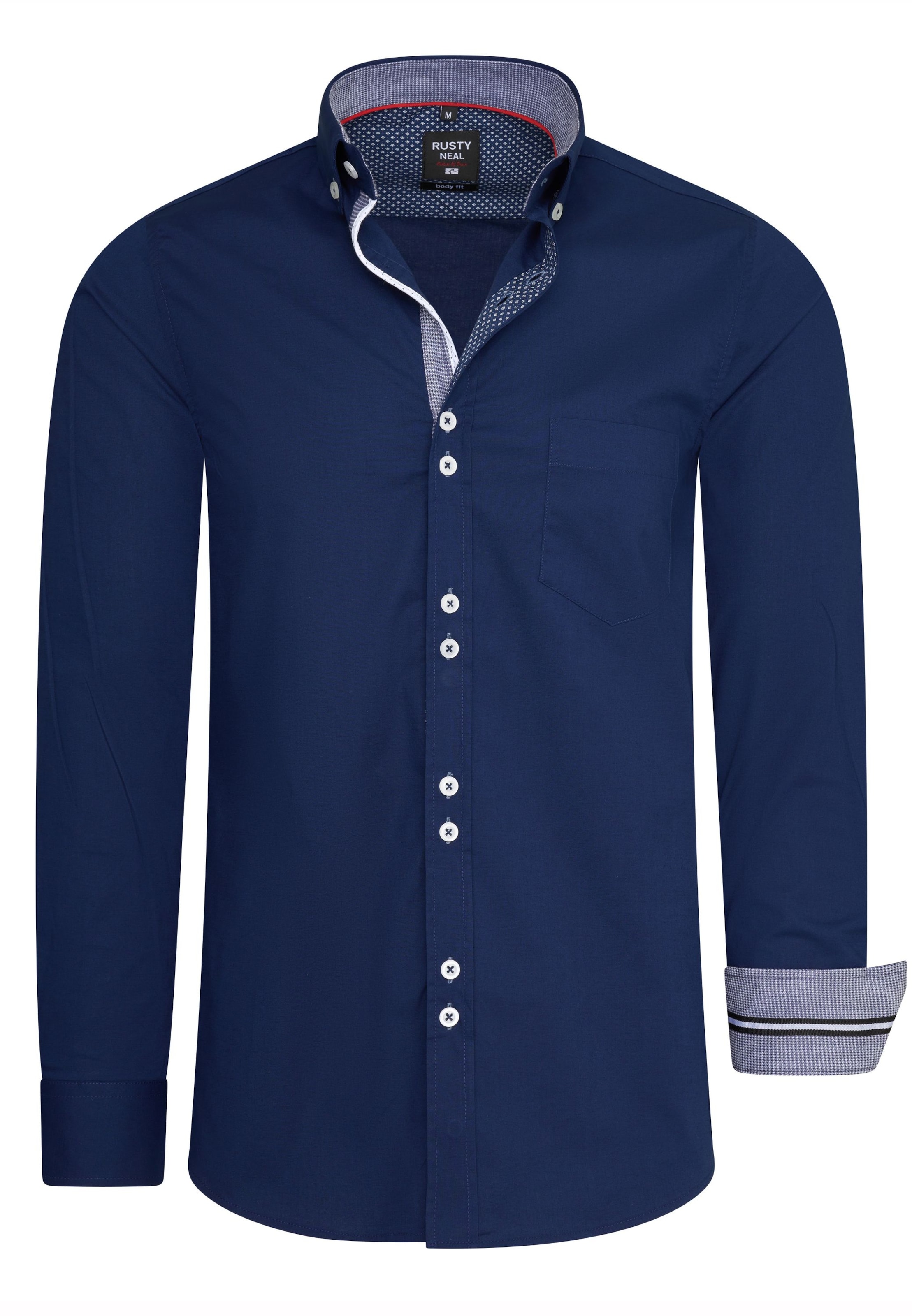 Chemise Rusty Neal en bleu : devant