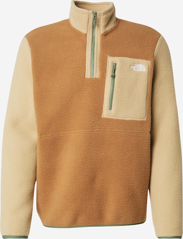 THE NORTH FACE Спортивная кофта 'YUMIORI' в Коричневый: спереди