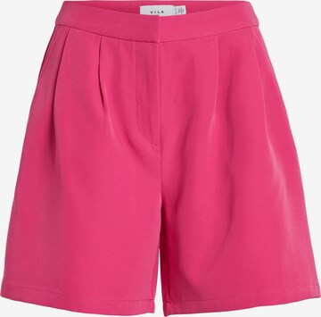 Pantaloni con pieghe 'KAMMA' di VILA in rosa: frontale