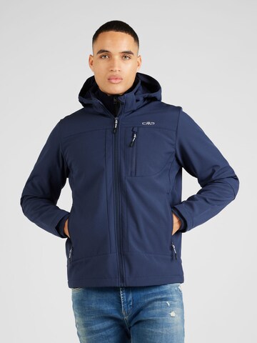 Veste outdoor CMP en bleu : devant