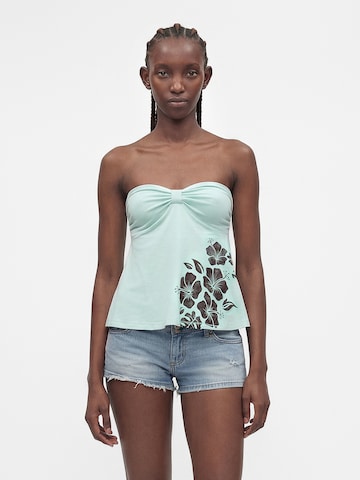 HOLLISTER Τοπ σε μπλε: μπροστά