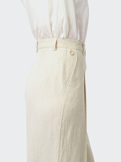 Pantaloni con pieghe 'Marlene 7693' in 34 W. Wegener di colore beige, Visualizzazione prodotti