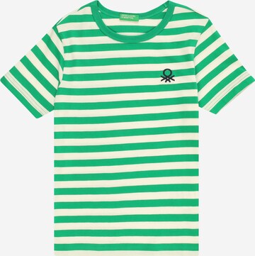 Tricou de la UNITED COLORS OF BENETTON pe verde: față