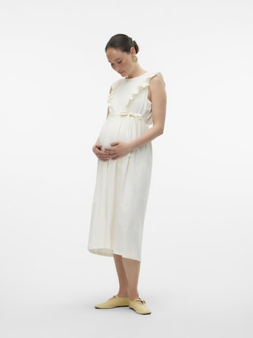 Robe MAMALICIOUS en beige