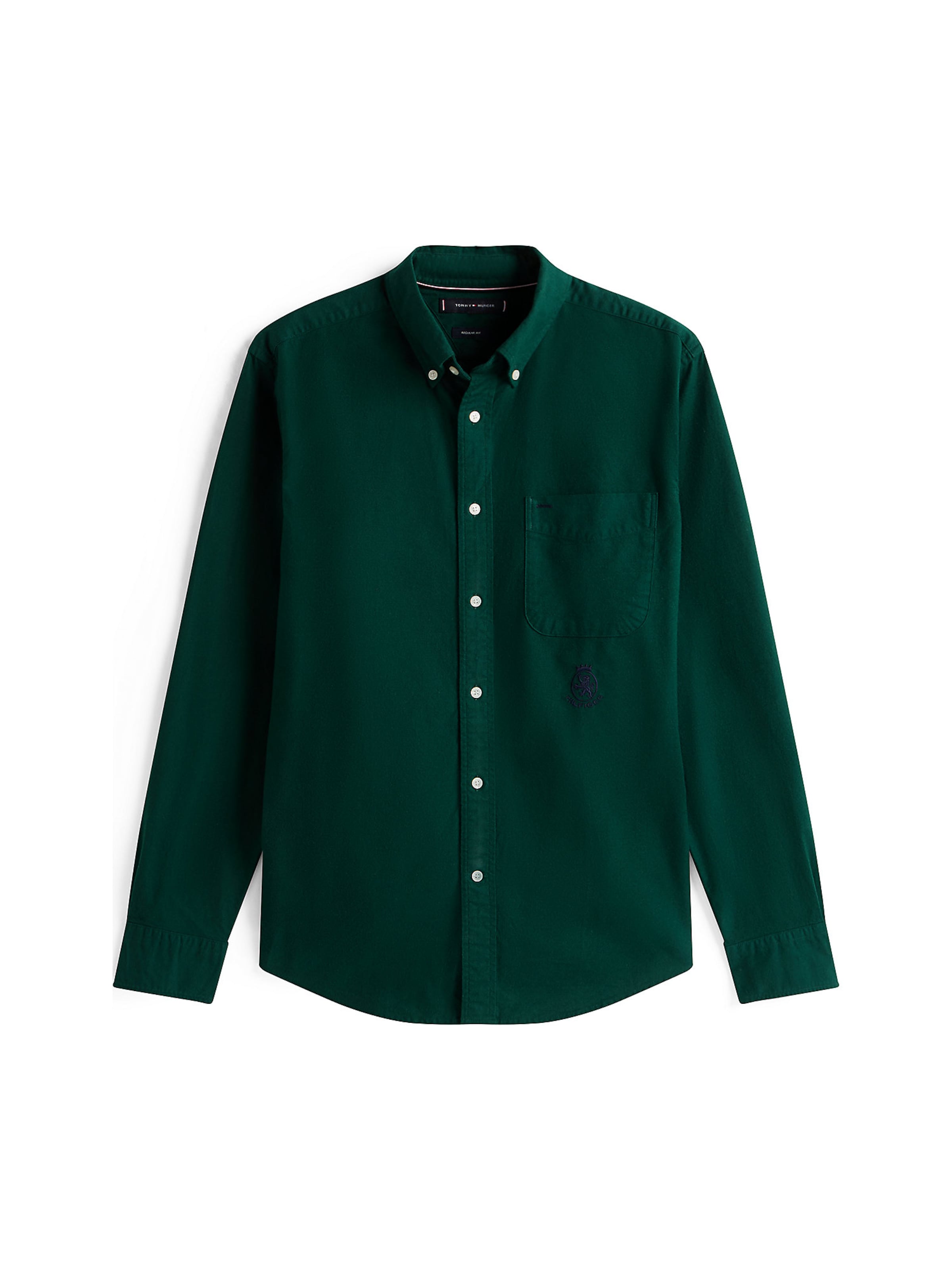 TOMMY HILFIGER Camisa en verde oscuro, Vista del producto