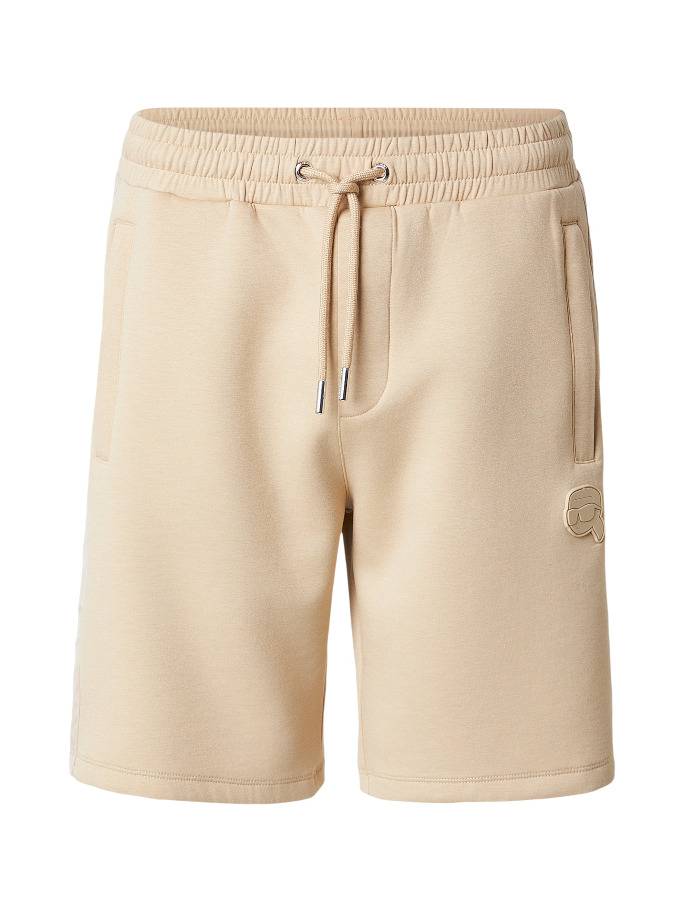 Regular Pantalon Karl Lagerfeld en beige : devant