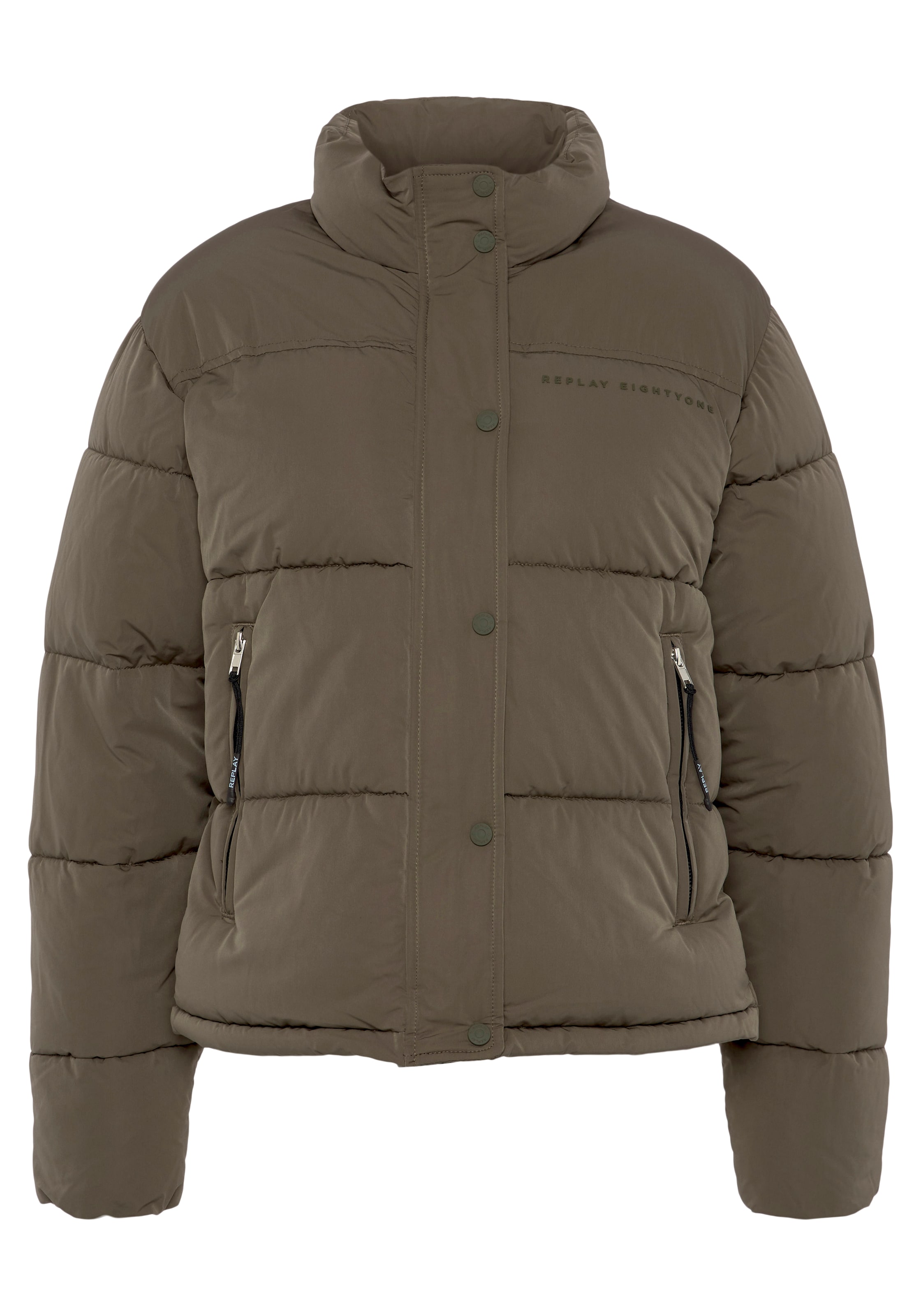 REPLAY Übergangsjacke in Grün: Vorderseite