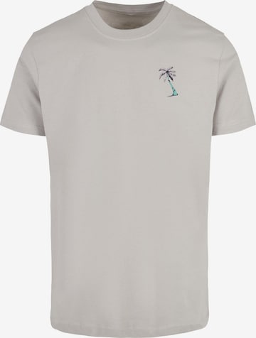 Mister Tee Shirt 'Summer Vibes' in Grau: Vorderseite