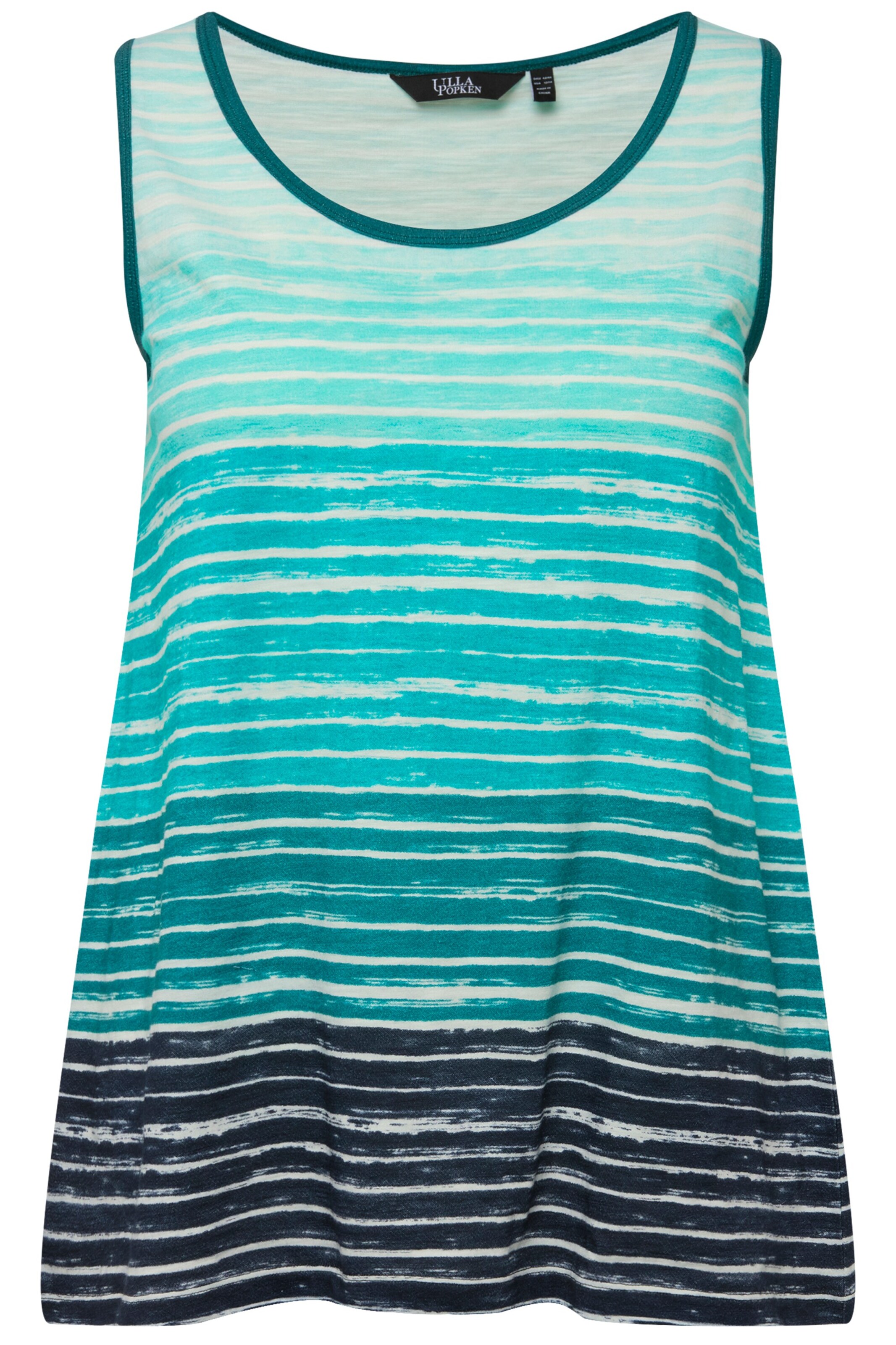 Ulla Popken Top in Blauw: voorkant