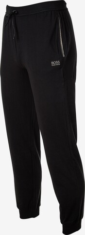 BOSS - Tapered Pantalón de pijama en negro